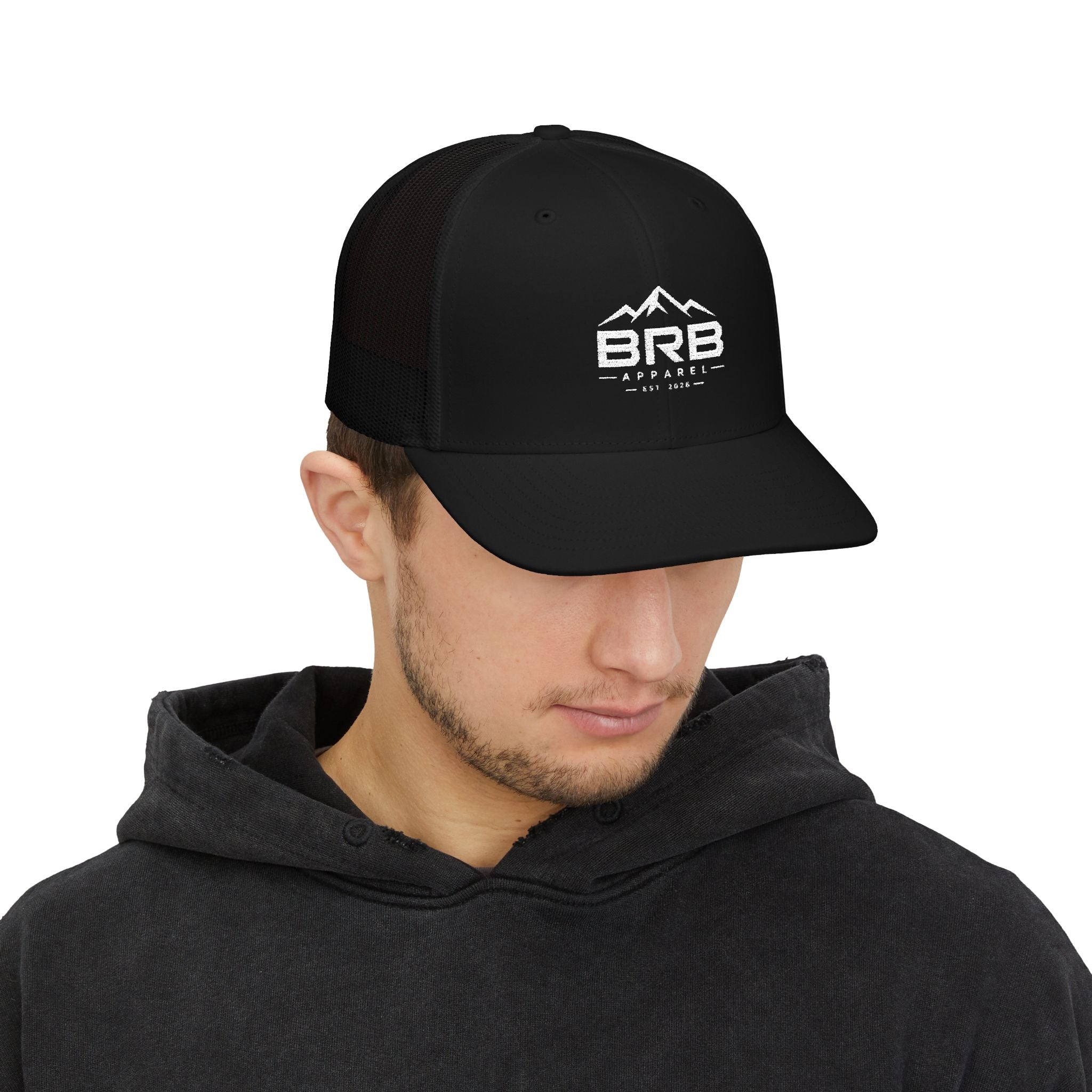 Embroidered BRB Snapback Hat
