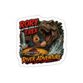 Jurassic Park River Adventure Sticker — “Rory Getting Eaten by a T. Rex” Die-Cut