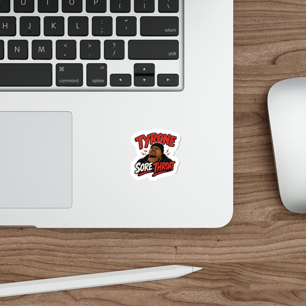 Tyrone Sore Throat Die-Cut Sticker