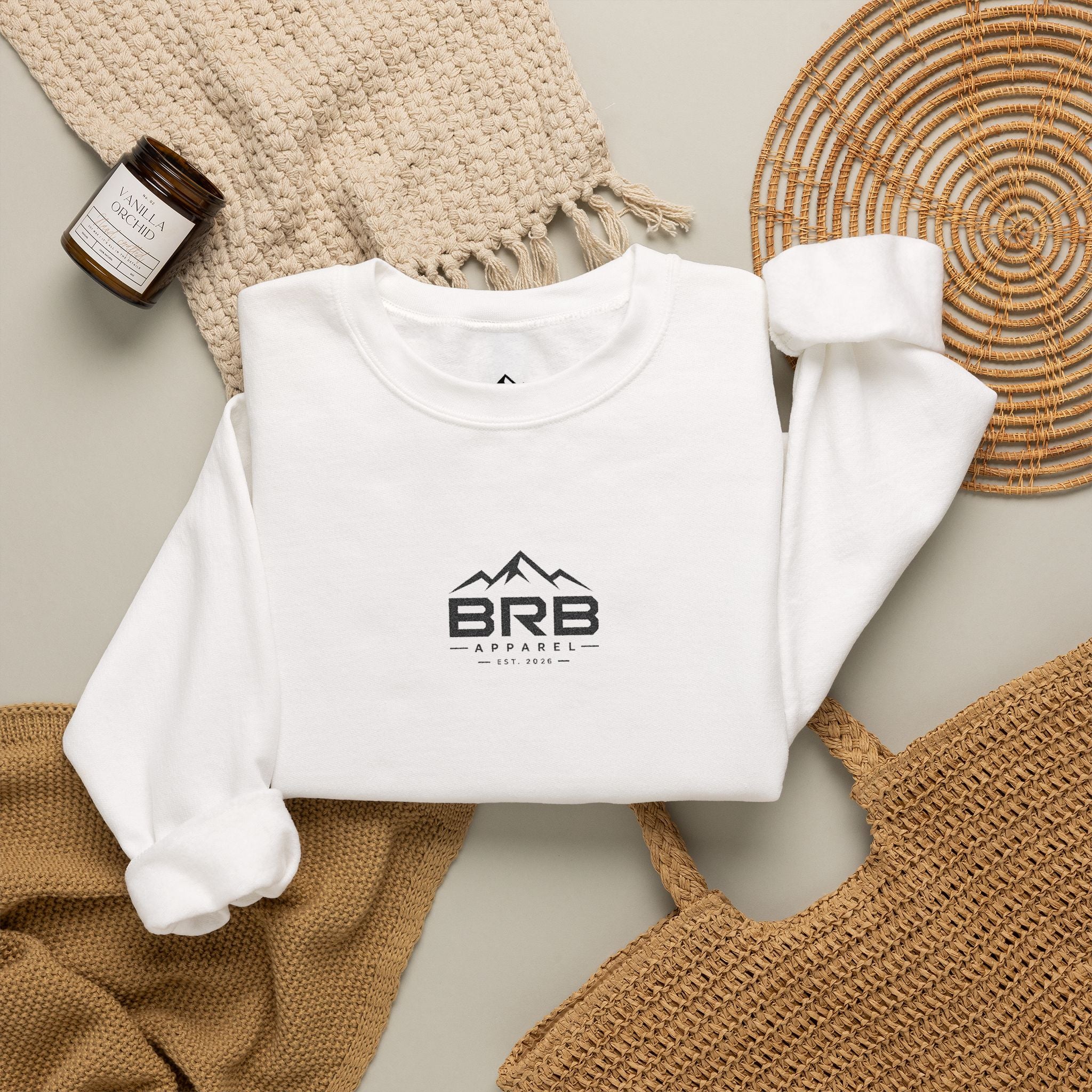 BRB Apparel Embroidered Crewneck Sweatshirt
