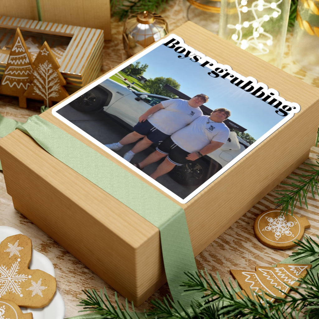 Boys r grubbing Sticker