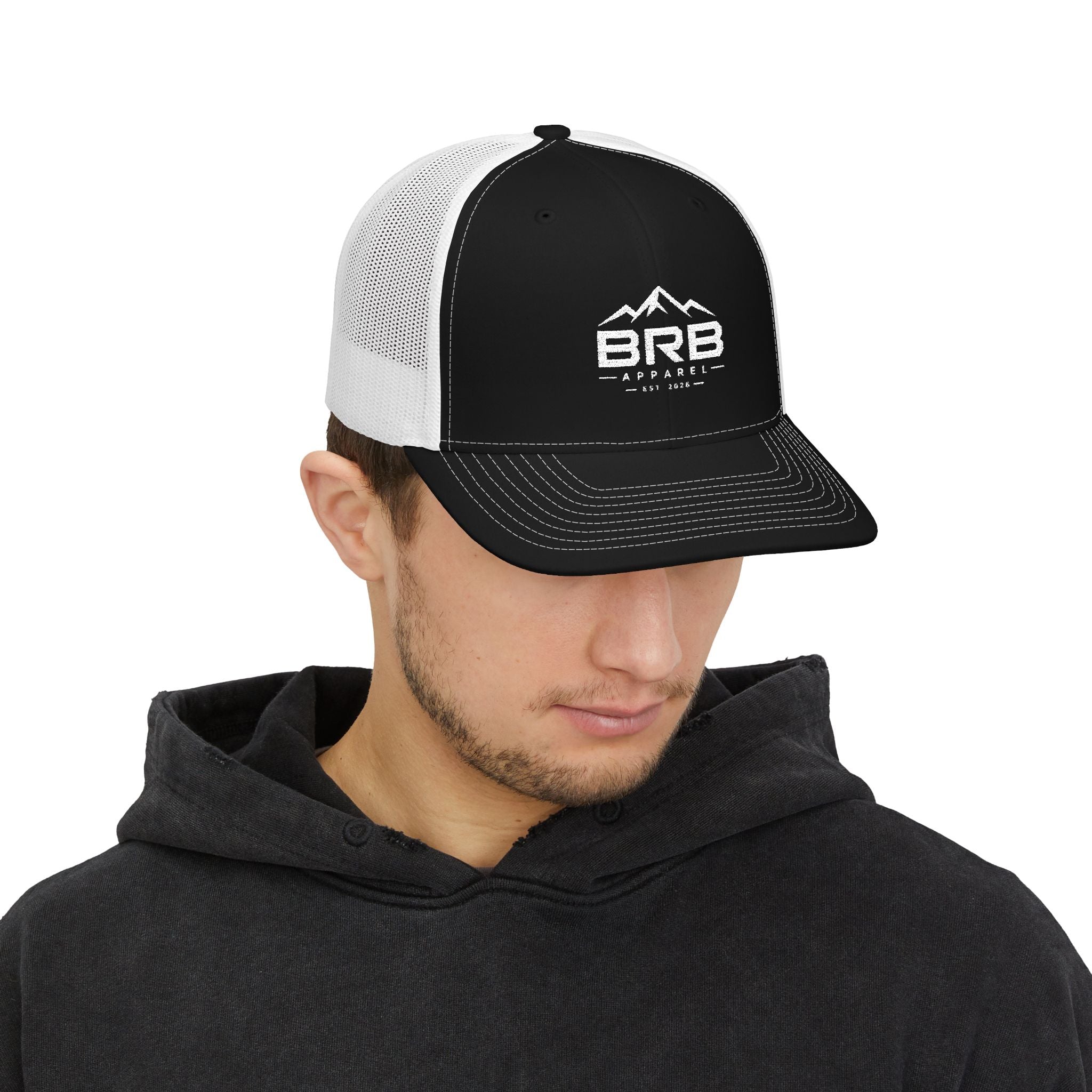 Embroidered BRB Snapback Hat